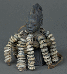 Yoruba Ritual rattle Eshu rattle ; Ogo elegba from Nigeria in West Africa