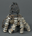 Yoruba Ritual rattle Eshu rattle ; Ogo elegba from Nigeria in West Africa