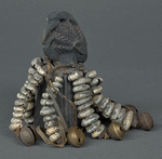 Yoruba Ritual rattle Eshu rattle ; Ogo elegba from Nigeria in West Africa