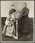Norman Stuart, Clarence Derwent, and Jesse Wynne in the
stage production Lady Precious Stream