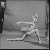 Stephanie Dabney posing in studio in costume for Firebird