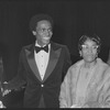 Arthur Mitchell and his mother, Willie Mae Hearns, attending Dance Theatre of Harlem gala at the Uris Theatre
