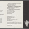 Fold-out program for the Dance Theatre of Harlem debut performance at the Guggenheim Museum