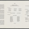 Fold-out program for the Dance Theatre of Harlem debut performance at the Guggenheim Museum