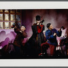 Francis Jue, Harriet Harris, and Ken Leung in the stage production Thoroughly Modern Millie