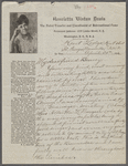  Letter from Henrietta Vinton Davis to John Edward Bruce, dated April 30, 1916