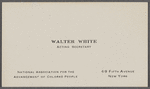 Walter White's business card