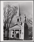 In a square in Mystic, Connecticut.