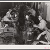 Workers in the small ladies coat factory in Colchester, Connecticut (Levine & Levine ladies coats). Most of the workers live on farms nearby.