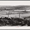 Eastern Connecticut landscape showing stone fences. Near Baltic, Connecticut.