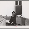 One of the Jewish residents of Colchester, Connecticut after the services in the local synagogue.