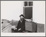 One of the Jewish residents of Colchester, Connecticut after the services in the local synagogue.