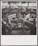 General view of propeller grinding and finishing operations at Hamilton Standard Propeller Corporation. East Hartford, Connecticut.
