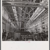 General view on one of the factory floors at the Pratt and Whitney Aircraft Corporation. East Hartford, Connecticut.