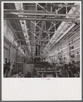 General view on one of the factory floors at the Pratt and Whitney Aircraft Corporation. East Hartford, Connecticut.