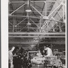 On this one table are all the various parts that go into the making of one Pratt and Whitney motor. East Hartford, Connecticut.