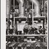 Cylinders for Pratt and Whitney engines being painted. East Hartford, Connecticut.