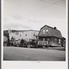 Moving a house in Fort Kent, Maine.