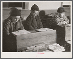 Children studying in a Hebrew school in Colchester, Connecticut.