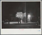 The movie house in Greensboro, Greene County, Georgia.