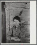 Tenant farm woman in northern Greene County, Georgia.