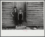 Children of William Corneal, farmer who must move out of the area being taken over by the army for maneuver grounds in Caroline County, Virginia.