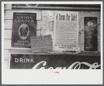 Sign on a store near Bowling Green, Caroline County, Virginia.