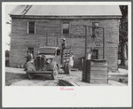 The family of Russell Tombs moving out of their home which is being taken over by the army in Caroline County, Virginia.