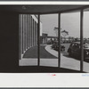 The entrance to the municipal airport in Washington, D.C. as seen from one of the vestibules.