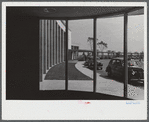 The entrance to the municipal airport in Washington, D.C. as seen from one of the vestibules.