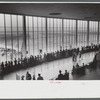 The main waiting room of the municipal airport in Washington, D.C.