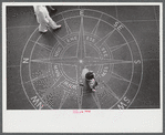 Decoration on the floor of the waiting room in the municipal airport in Washington, D.C.