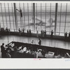 In the main waiting room at the municipal airport in Washington, D.C.