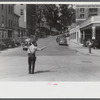 Traffic cop in Brattleboro, Vermont.