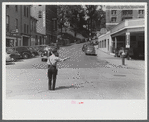 Traffic cop in Brattleboro, Vermont.