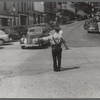 Traffic cop in Brattleboro, Vermont.