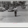 Traffic cop in Brattleboro, Vermont.