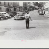Traffic cop in Brattleboro, Vermont.