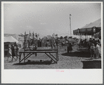 Amusements at a small American Legion fair near Bellows Falls, Vermont.