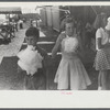 Eating candy floss at a small lodge carnival near Bellows Falls, Vermont.