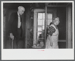 Aged couple at an auction in East Albany, Vermont.