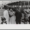 Spectators at the fair in Rutland, Vermont.