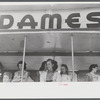 At the "girlie" show at the fair in Rutland, Vermont.