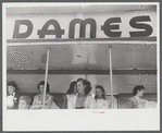 At the "girlie" show at the fair in Rutland, Vermont.