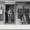 Office of the sulky racing committee at the Rutland Fair, Rutland, Vermont.