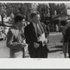 Spectators at the sulky races at the Rutland Fair, Vermont.
