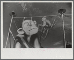 Decorations at a sideshow at the Rutland Fair, Vermont.