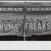 Poster advertising sideshow at the Rutland Fair, Vermont.