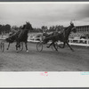 Sulky races at the Rutland Fair, Vermont.