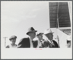 Spectators watching sulky races at the Rutland Fair, Rutland, Vermont.